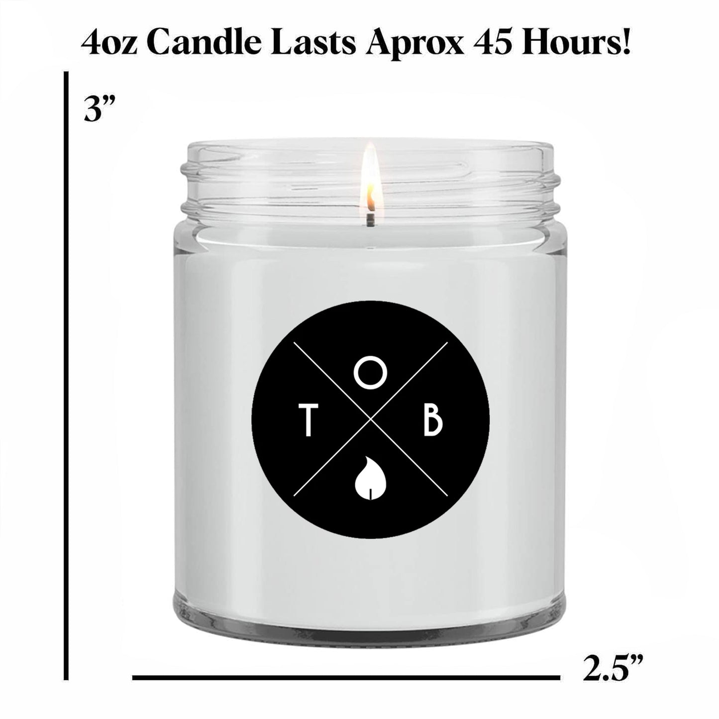 Jasmine and Cedar 4oz Soy Candle