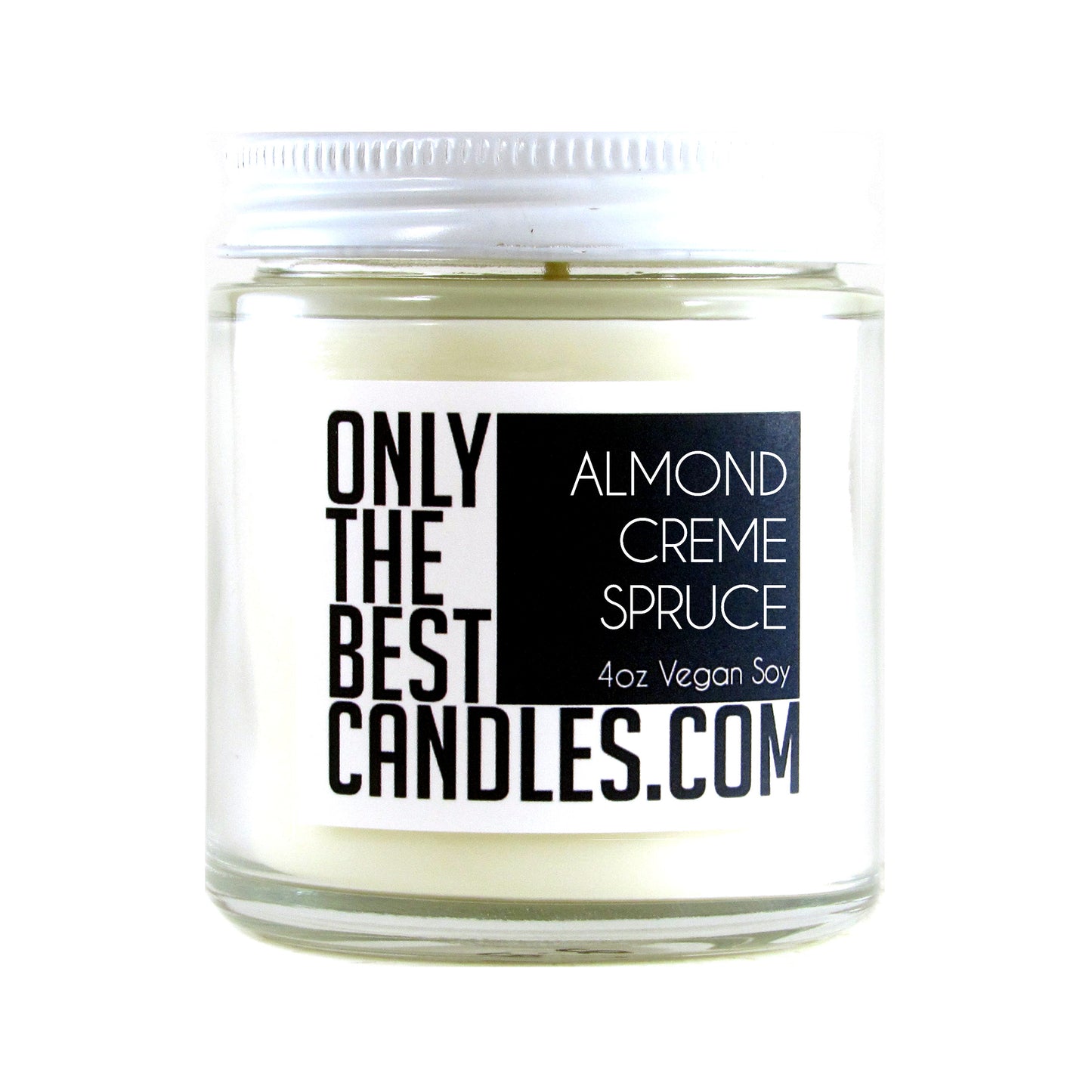 Almond Creme Spruce 4oz Soy Candle