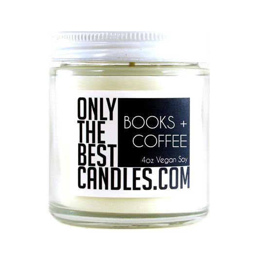Books and Coffee 4oz Candle