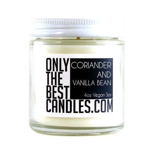 Coriander and Vanilla Bean 4oz Soy Candle