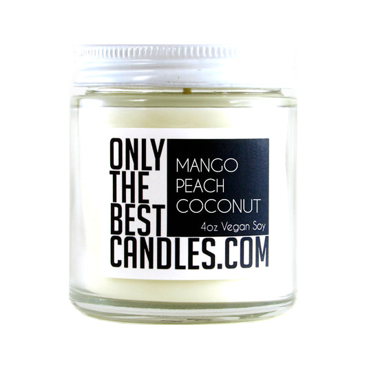 Mango Peach Coconut 4oz Soy Candle