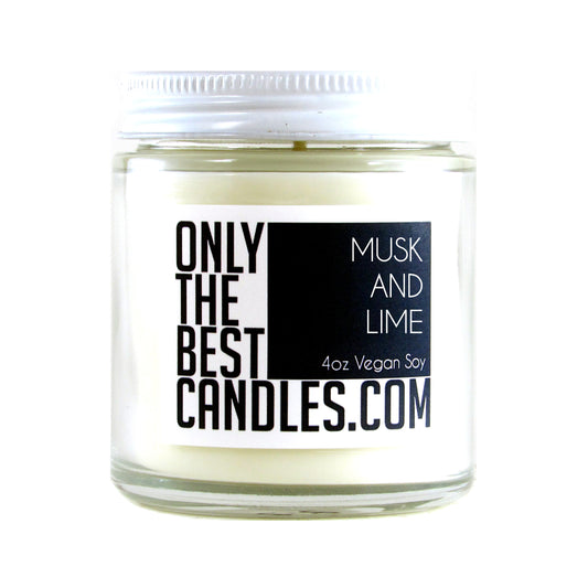 Musk and Lime 4oz Soy Candle