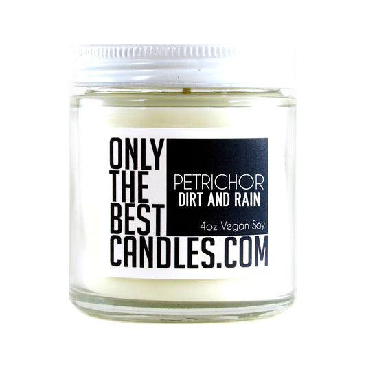 Petrichor The Smell of Rain and Dirt 4oz Soy Candle
